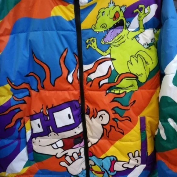 Members Only x Nickelodeon Rugrats Bomber Coat Men's Jacket - Picture 3 of 6